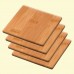 Set sottobicchieri in Bamboo 4 pezzi