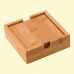 Set sottobicchieri in Bamboo 4 pezzi